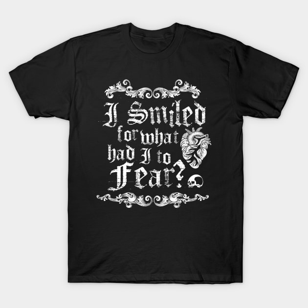 Telltale Heart  - Gothic Horror Book Quote - Vintage Distressed - Poe T-Shirt by Nemons